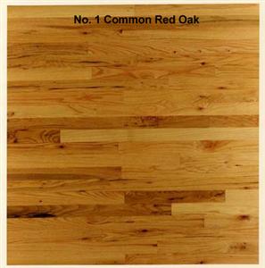 Red oak flooring