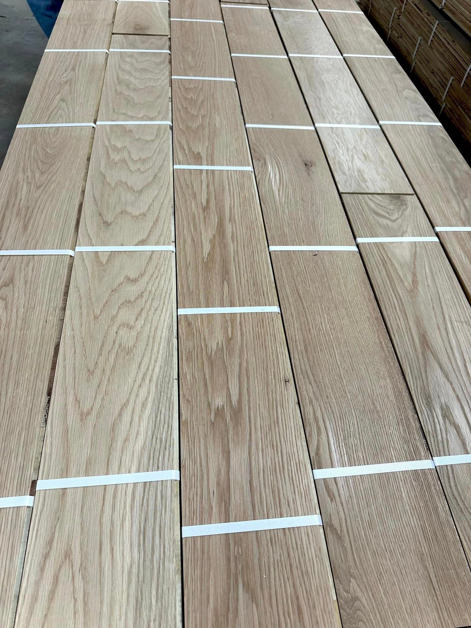 Close-up of waterproof White Oak deck board — 3/4” thick, 100% solid, termite and rot resistant