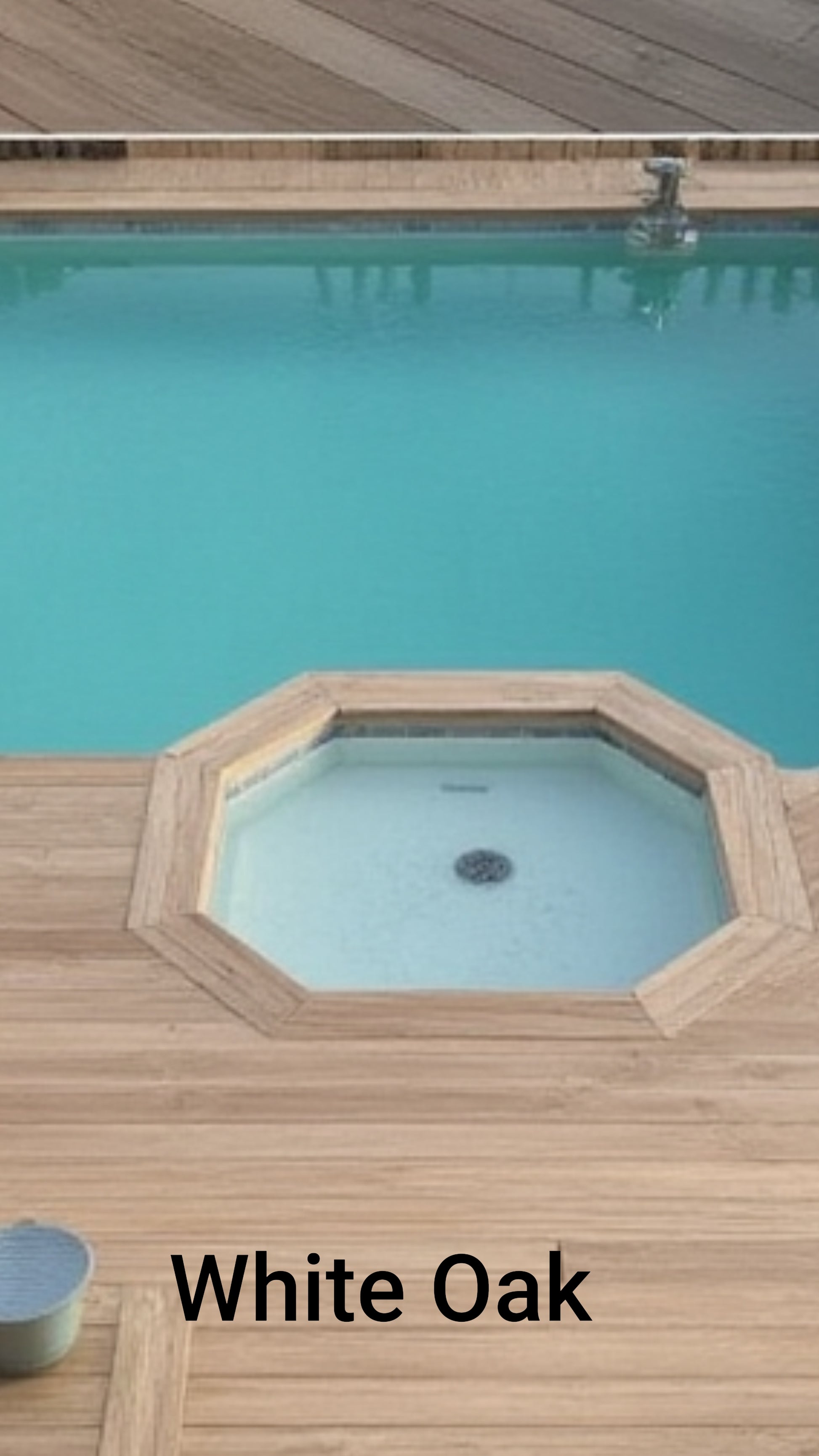 Thermally modified White Oak decking — waterproof solid hardwood with lifetime durability and zero chemicals