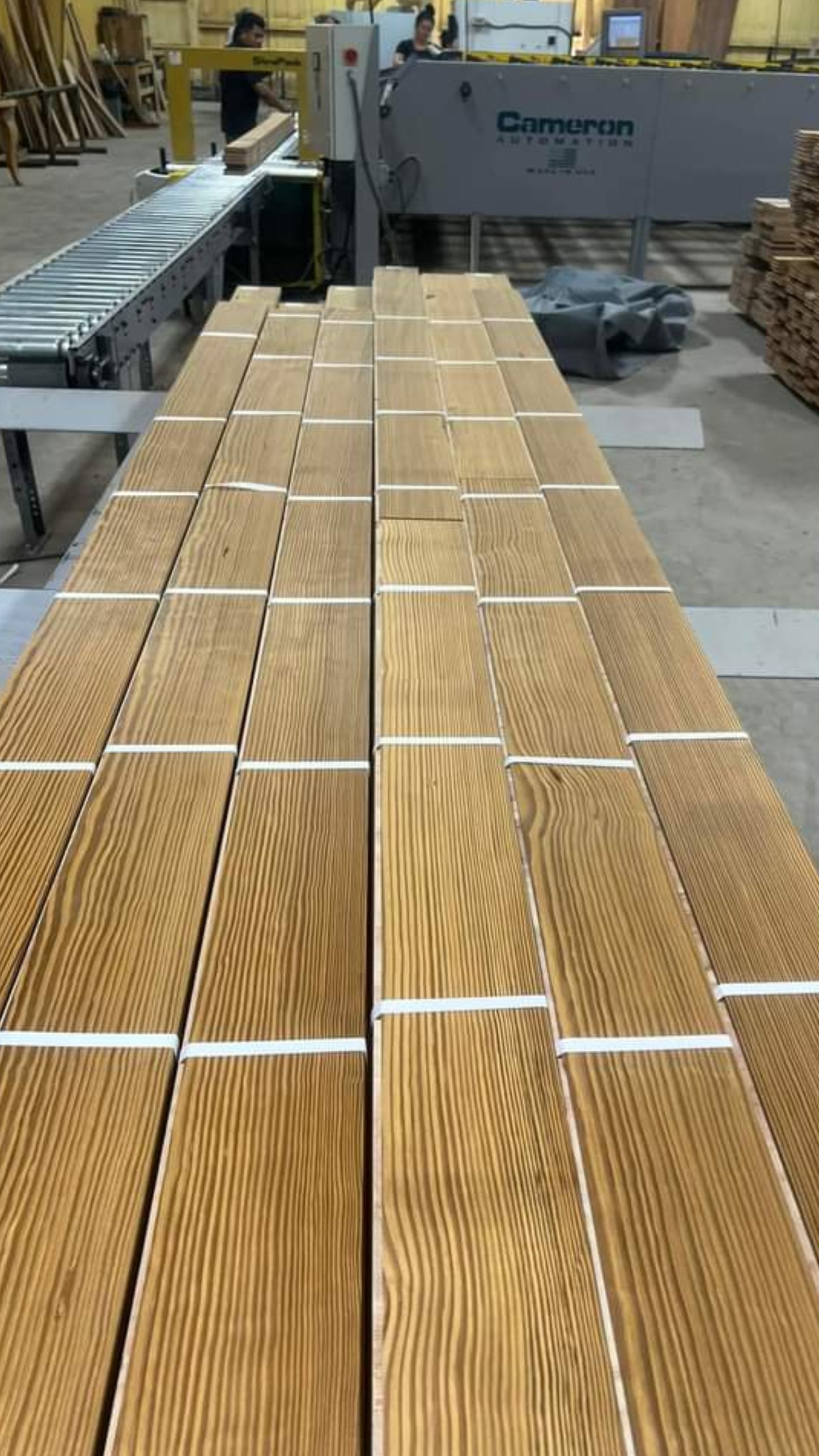 Thermally modified waterproof deck boards installed on concrete. 100% green solid hardwood decking., 100% termite proof